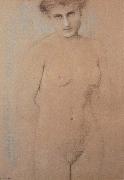 Fernand Khnopff Nude Study Spain oil painting artist